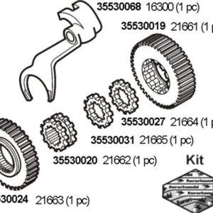 KIT INGRANAGGIO - 51073 - 35530619