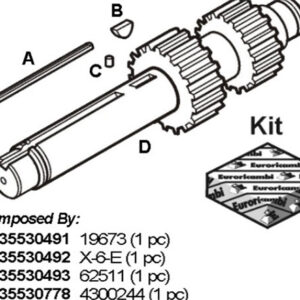 KIT ALBERO SECONDARIO - 43773 - 35530767
